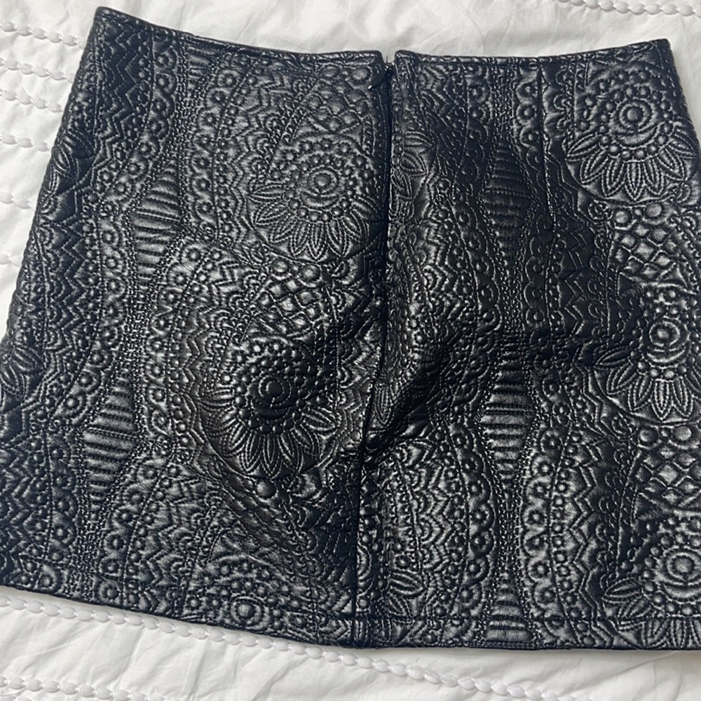 Beben faux leather mini skirt
